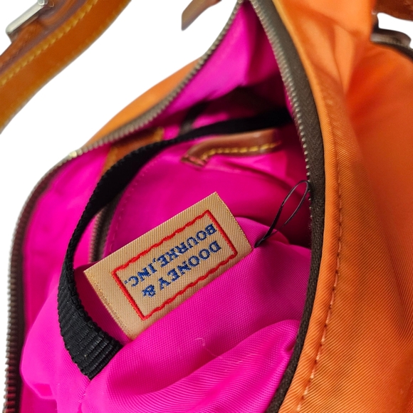Dooney Bourke Orange Hobo Bag - Picture 6 of 7